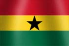 Ghana National flag graphic