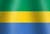 Gabon national flag icon