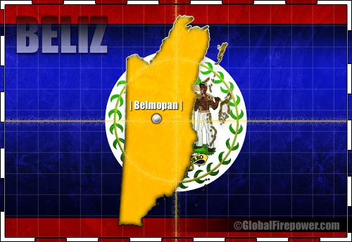 Beliz country map image