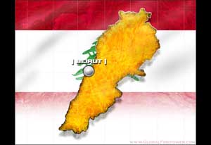 Lebanon country map image