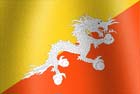 Bhutan National flag graphic