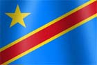 Democratic Republic of the Congo (DRC) national flag image