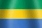 Gabon National flag graphic