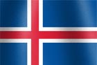 Iceland National flag graphic