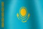 Kazakhstan National flag graphic