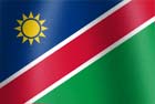 Namibia National flag graphic