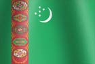 Turkmenistan National flag graphic