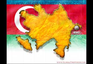 Azerbaijan country map image
