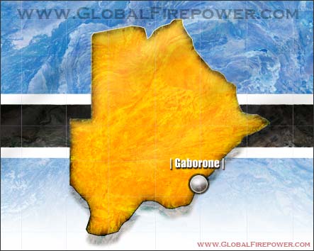 Botswana country map image