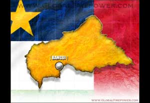 Central African Republic country map image