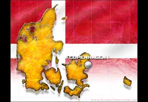 Denmark country map image