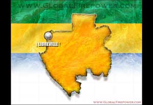 Gabon country map image