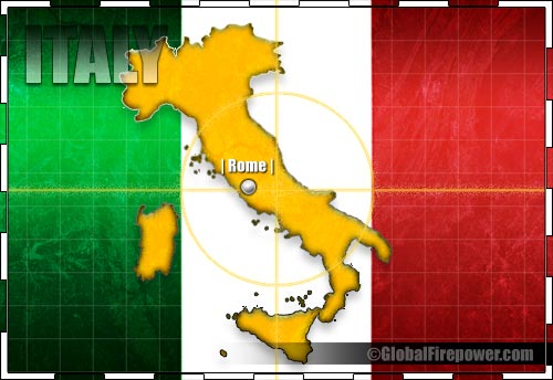 Italy country map image
