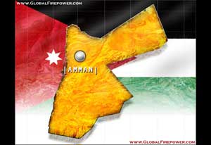 Jordan country map image