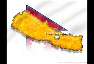 Nepal country map image