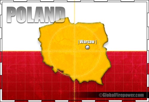 Image of the geographic map of Poland