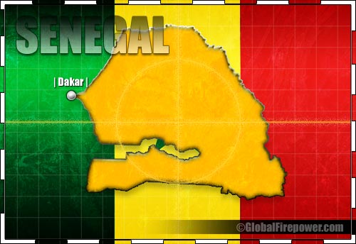 Senegal country map image
