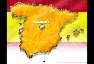 Spain country map image