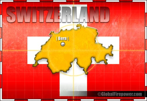 Image of the geographic map of Switzerland