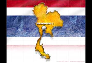 Thailand country map image