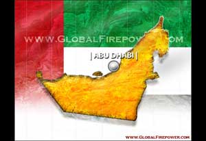 United Arab Emirates country map image