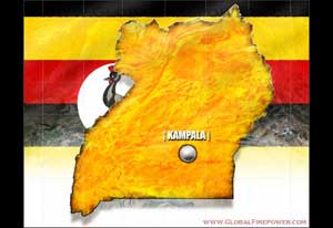 Uganda country map image